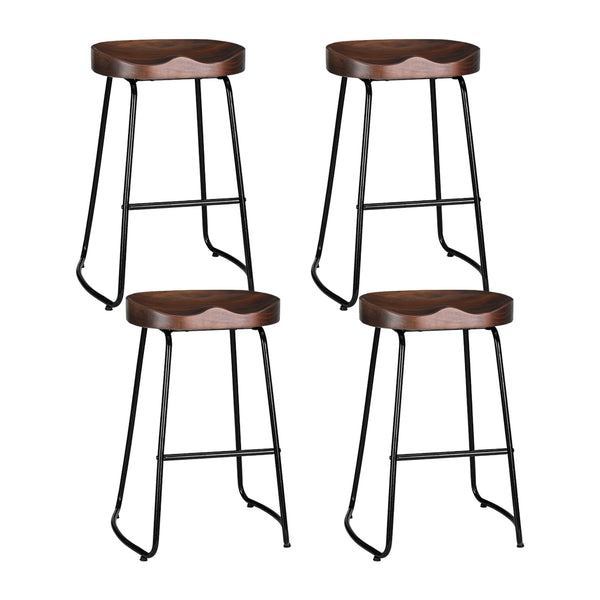  4x Bar Stools Tractor Seat 65cm