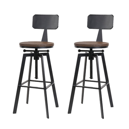Bar Stools Kitchen Counter Chairs Vintage Metal Chairs X2