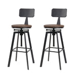 Bar Stools Kitchen Counter Chairs Vintage Metal Chairs X2