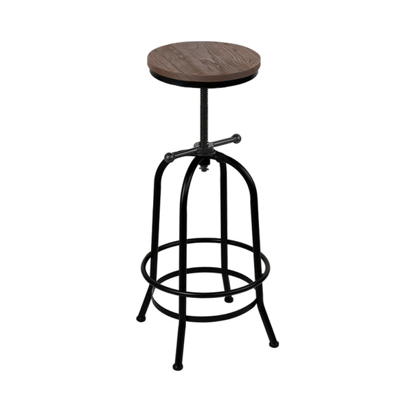  Bar Stools Adjustable Wood Chairs