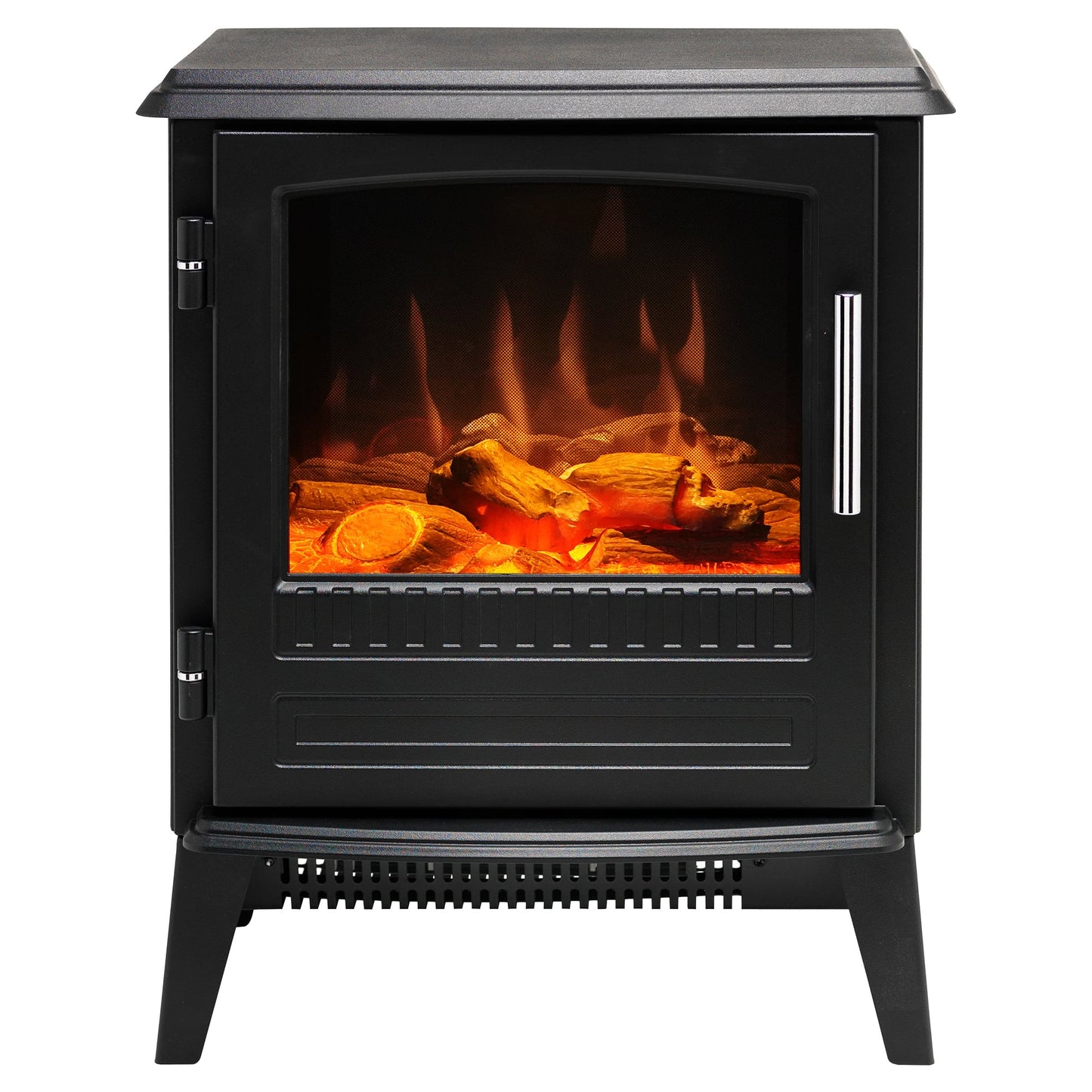 Portable Electric Stove Black Cast Iron single