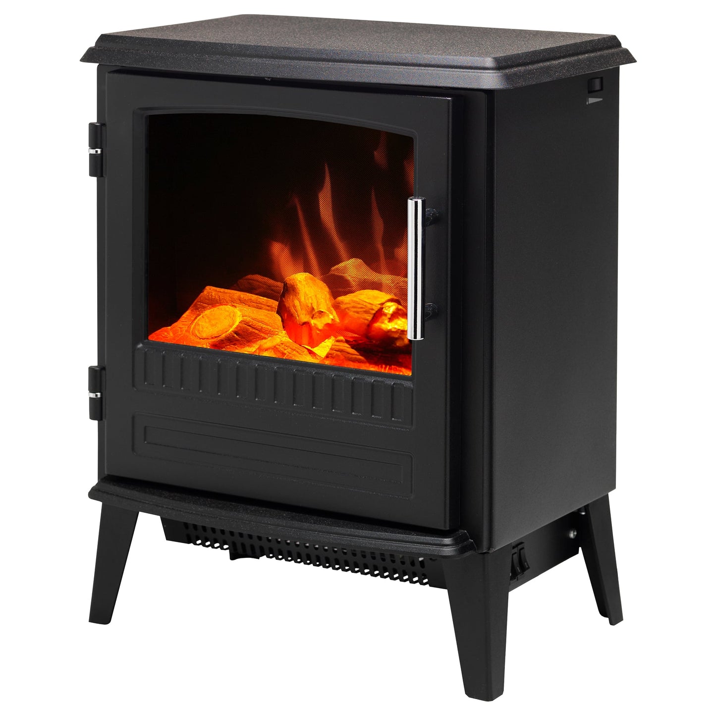 Portable Electric Stove Black Cast Iron single