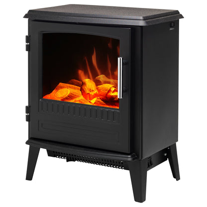 Portable Electric Stove Black Cast Iron single