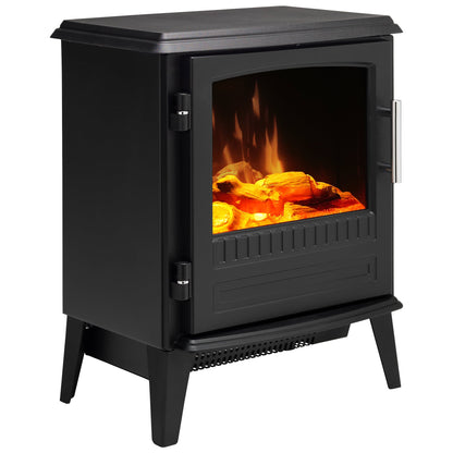 Portable Electric Stove Black Cast Iron single