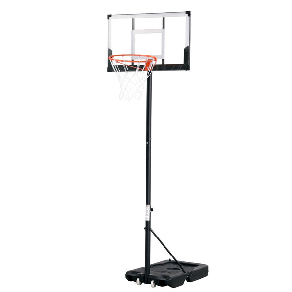  Portable 3.05M Basketball Hoop Stand Height Adjustable with Knob System