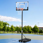 Portable 3.05M Basketball Hoop Stand Height Adjustable with Knob System