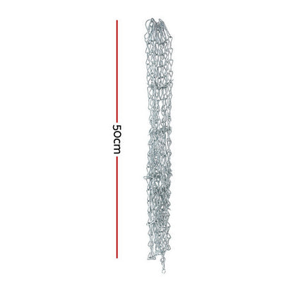 Basketball Ring Metal Braided Chain Net 12 Loop