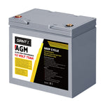 75Ah Deep Cycle Battery & Battery Box 12V AGM Marine Sealed Power Solar Caravan 4WD Camping