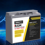 Agm Deep Cycle Battery 12V Box Portable Solar Caravan Camping