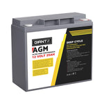 Agm Deep Cycle Battery 12V Box Portable Solar Caravan Camping