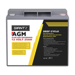 Agm Deep Cycle Battery 12V Box Portable Solar Caravan Camping