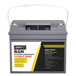 Agm Deep Cycle Battery 12V Box Portable Solar Caravan Camping