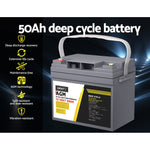 Agm Deep Cycle Battery 12V Box Portable Solar Caravan Camping