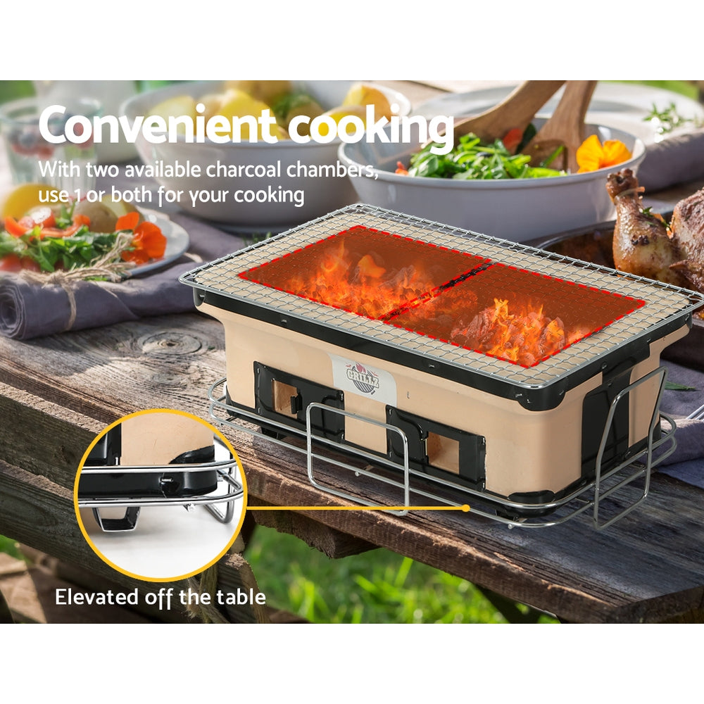 BBQ Grill Tabletop Charcoal Smoker