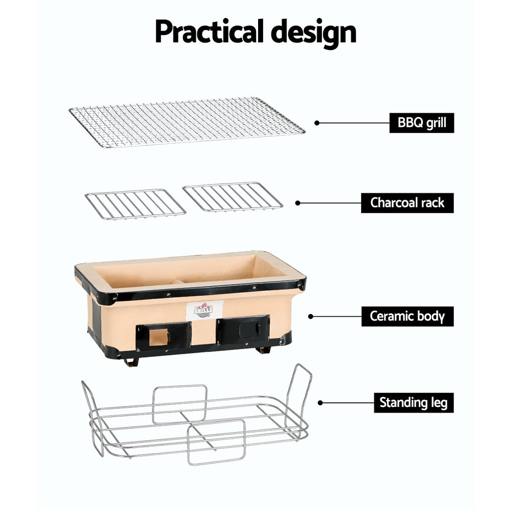 BBQ Grill Tabletop Charcoal Smoker