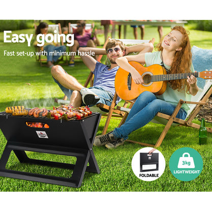 Bbq Grill Charcoal Smoker Foldable Outdoor