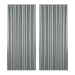 2X Blockout Curtains Eyelet 300X230Cm Grey Shine