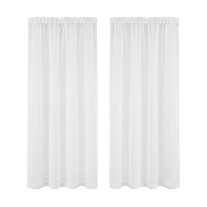 Blockout Curtains 132x160cm Rod Pocket 2 Pack | HomeAndLiving