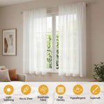 Blockout Curtains 132x160cm Rod Pocket 2 Pack | HomeAndLiving