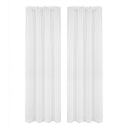 Blockout Curtains 2 Panel 132x213cm Light Filtering | HomeAndLiving