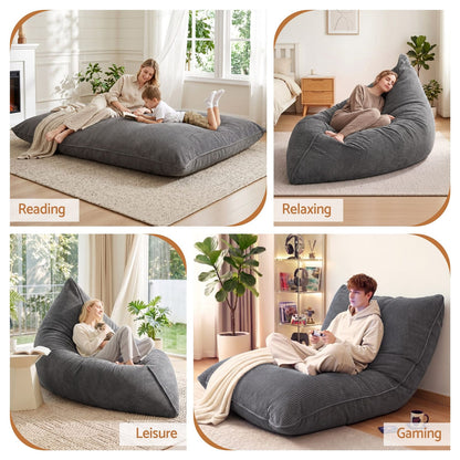 Bean Bag Chair Convertible 180x140cm