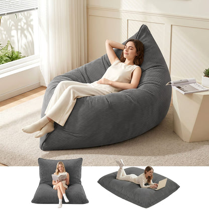 Bean Bag Chair Convertible 180x140cm