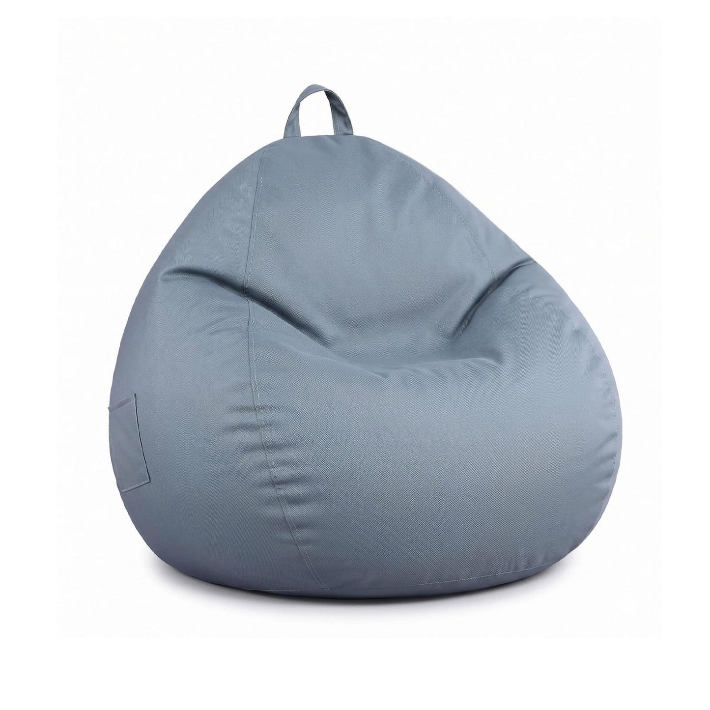 Grey Bean Bag Cover Outdoor 83x87x77cm