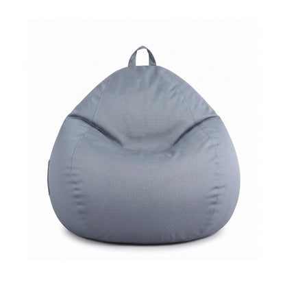 Grey Bean Bag Cover Outdoor 83x87x77cm