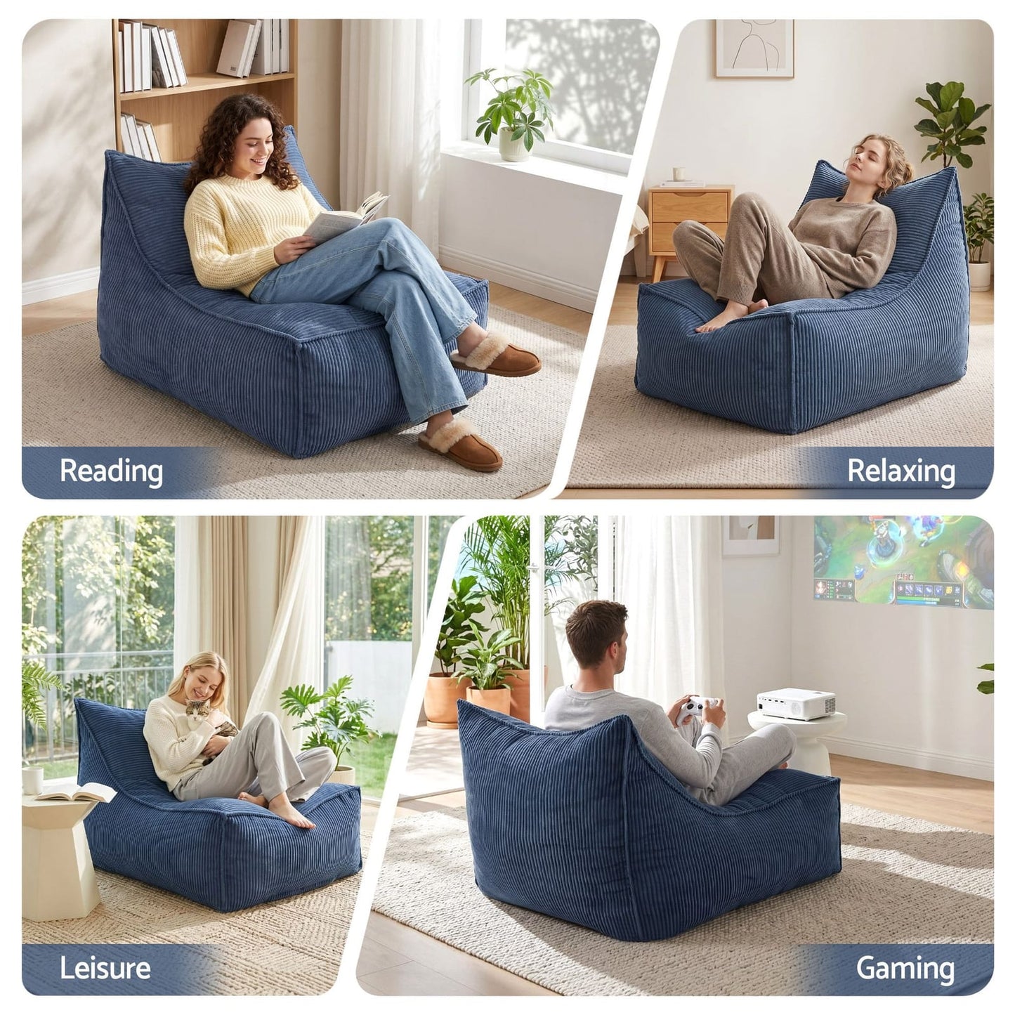 Blue sofa 88x73x98cm, view 7