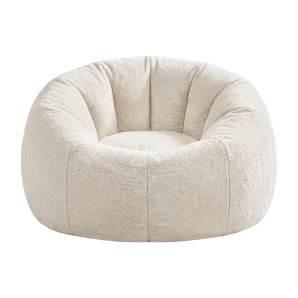  Faux Fur Bean Bag Cover Large Round 107cm | HomeAndLiving