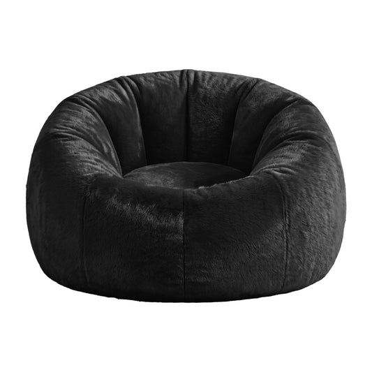 Faux Fur Bean Bag Cover Large Round Washable | HomeAndLiving