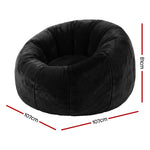 Faux Fur Bean Bag Cover Large Round Washable | HomeAndLiving