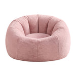 Faux Fur Bean Bag Cover Large Round Pink | Home & Living