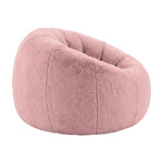 Faux Fur Bean Bag Cover Large Round Pink | Home & Living