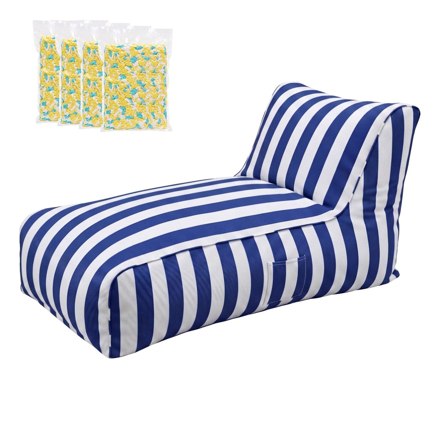 Outdoor Bean Bag Chair Water Resistant 120x60x66cm