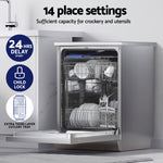 60Cm 14 Place Settings Freestanding Dishwasher Silver