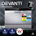 Devanti Electric Benchtop Freestanding Dishwasher