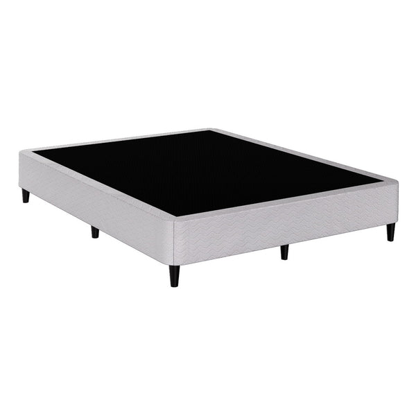  Bed Frame Double/King/Queen Size Metal Grey Mason