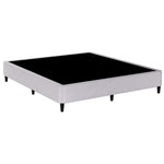 Bed Frame Double/King/Queen Size Metal Grey Mason