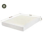 Double Bed Frame No Assembly Boucle Cream | Home & Living