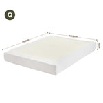 Queen Bed Frame No Assembly Boucle Cream | Home & Living