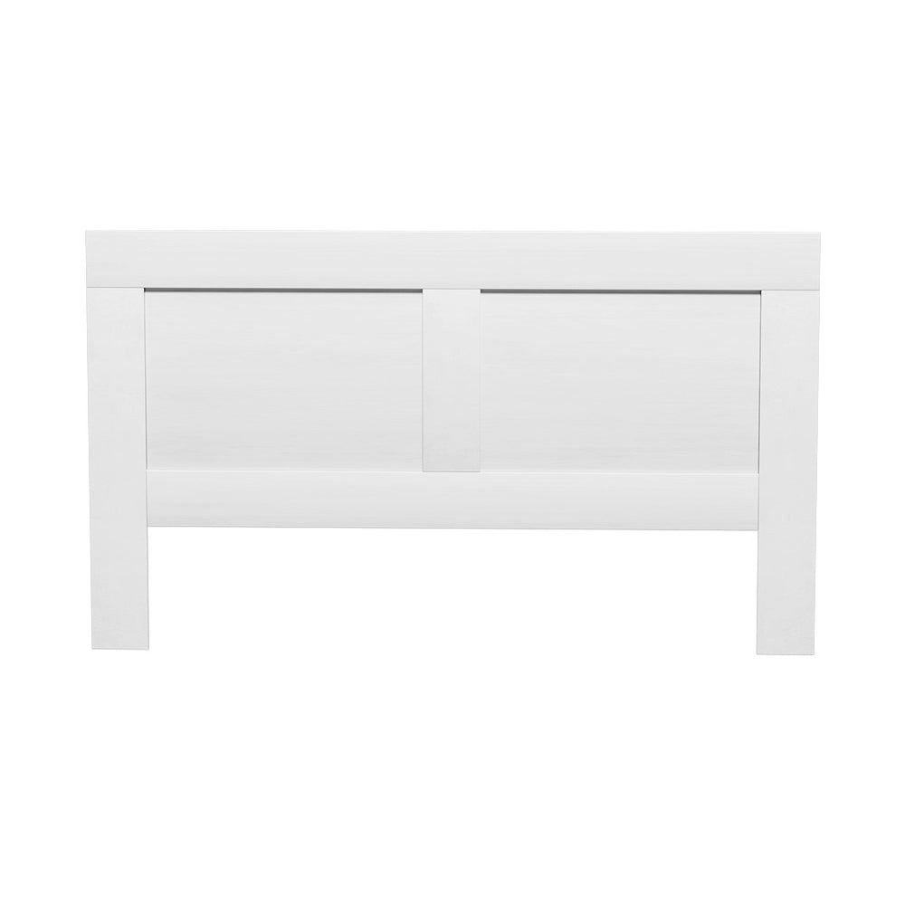 Double Size Black Bed Frame Shelves Headboard Bedhead Bas(Headboard Only)