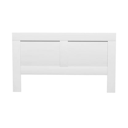 Double Size Black Bed Frame Shelves Headboard Bedhead Bas(Headboard Only)