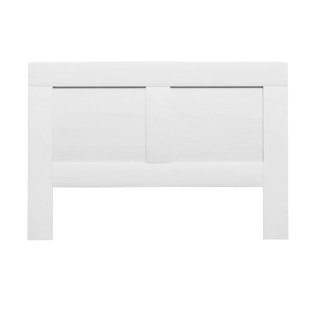 Double Size Black Bed Frame Shelves Headboard Bedhead Bas(Headboard Only)