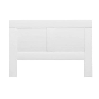 Double Size Black Bed Frame Shelves Headboard Bedhead Bas(Headboard Only)