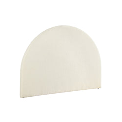 Double/Queen GREI White Bed Frame with Boucle Headboard(Bedhead Only)