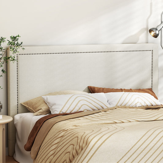 Bed Head King/Queen Size Fabric - RIVE Beige