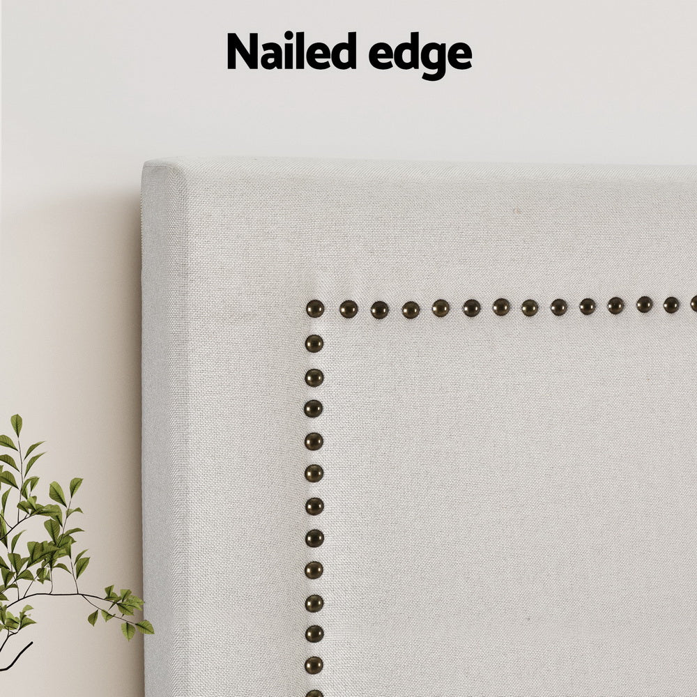 Bed Head King/Queen Size Fabric - RIVE Beige