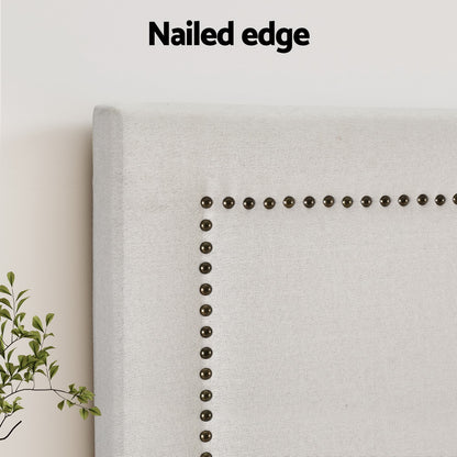 Bed Head King/Queen Size Fabric - RIVE Beige