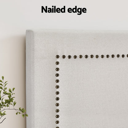 Bed Head King/Queen Size Fabric - RIVE Beige